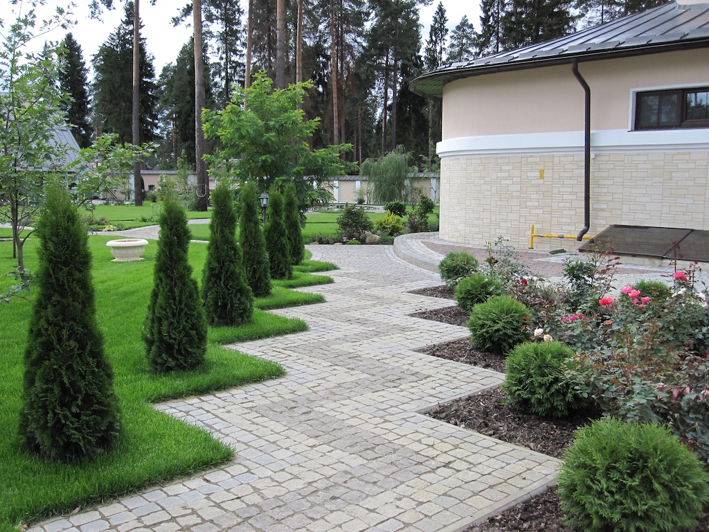 гранитная брусчатка укладка